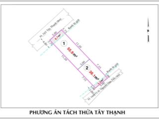 Bán lô đất 1 sẹc đường tây thạnh, giá 7,1 tỷ