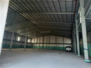Cho thuê nhà xưởng mt lại hùng cường. ngang 20m tổng dt 4200m2 xd hết. trạm điện 250a. phòng cháy
