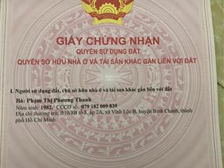 Bán đất mt đường bê tông 6 m 1/ võ văn vân vào 100m. quy hoạch dân cư, ngan tổng 1000m
