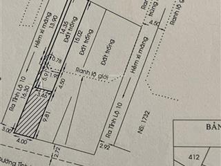 Đất góc 2 mặt tiền kinh doanh vị trí đẹp số 173x đường tỉnh lộ 10, dt 4x30m, phi 0939 639 ***