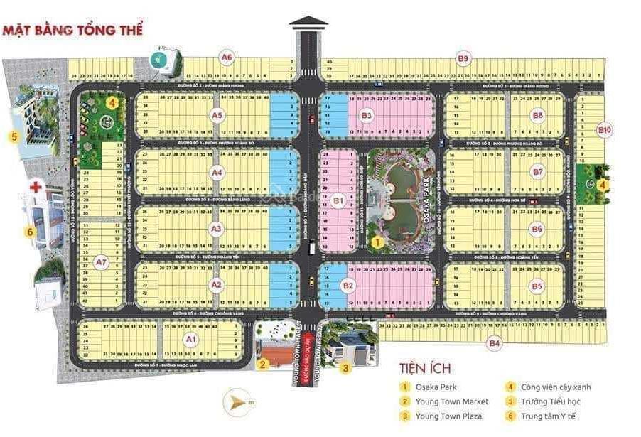 Đất young town siêu rẻ, đức hòa, b6, dt 96m2, sổ hồng riêng, giá ngộp 800 triệu