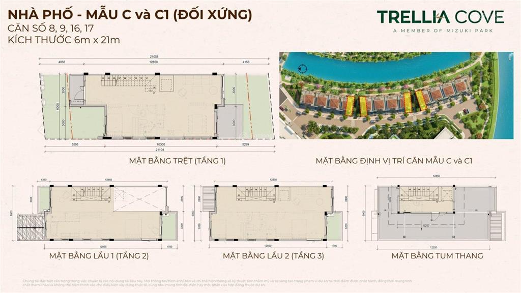 Nhà phố compound trellia cove  số lượng có giới hạn  thuộc mizuki park 26ha  liền kề phú mỹ hưng