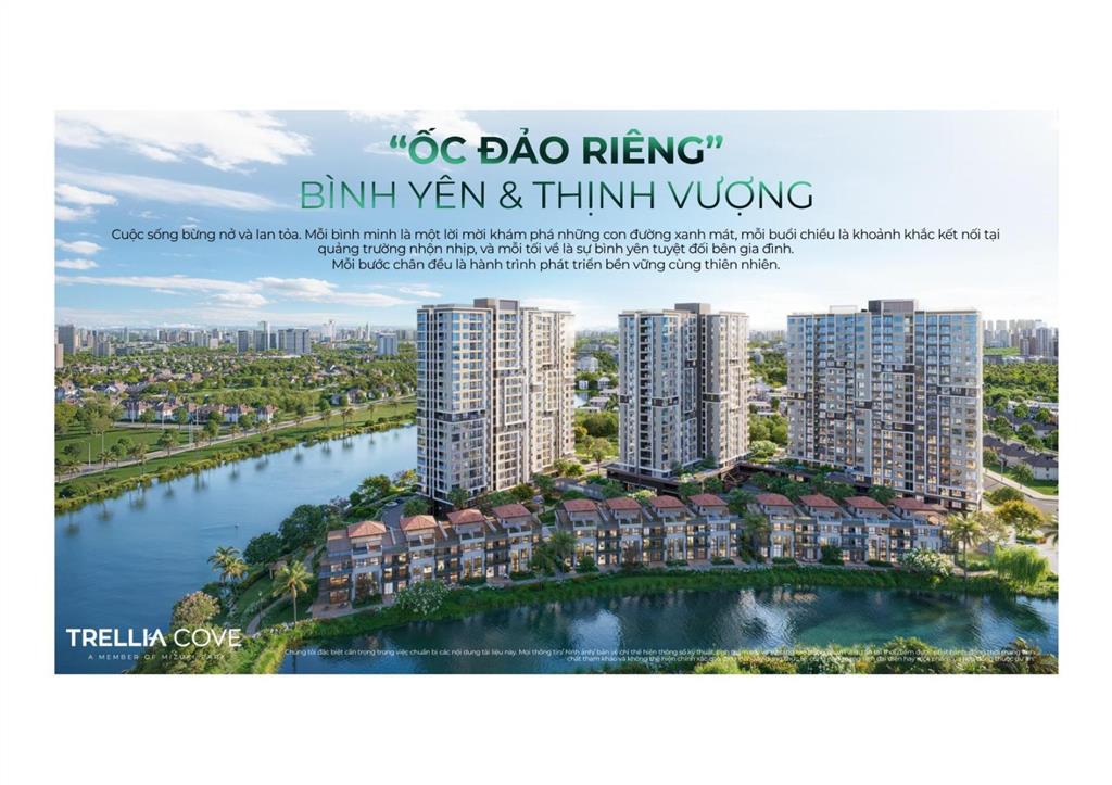 Nhận booking 3 block mới trellia cove kđt mizuki park 26ha sàn cđt nam long ck lên tới 11%
