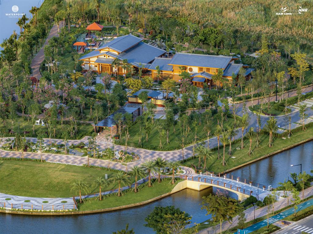 Cần bán căn biệt thự 315m2 view kênh đào  xây dựng 1 trệt 1 lầu  thuộc kđt waterpoint 355ha.