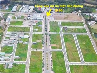 Bán gấp lô đất trục số 1 đường 20m phước đông riverside, 100m2, xã phước đông, cần đước, long an