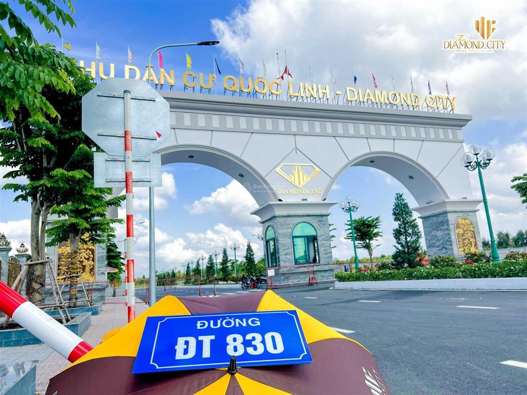 Một suất nội bộ kdc quốc linh 16tr/m2 90m2 sổ hồng riêng công chứng  diamond city đức hòa long an