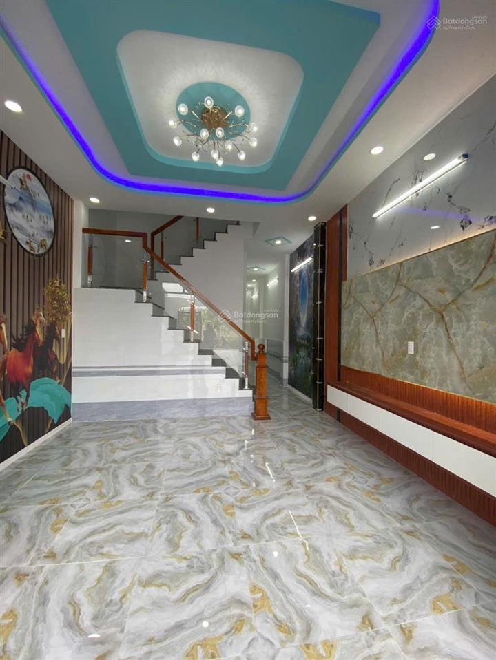 Nhà 100m2 2 lầu .. đường xe oto thị trấn cần giuộc tân kim  diện tích  4,3m x 23m ( 100m2 )