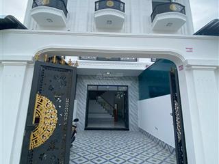 Nhà 100m2 2 lầu .. đường xe oto thị trấn cần giuộc tân kim  diện tích  4,3m x 23m ( 100m2 )