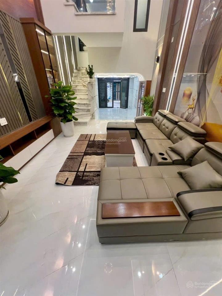 Nhà full nội thất 1 sẹc hương lộ 2, bình tân 4mx17m đúc 1 lửng 3 lầu, có ô chờ thang máy