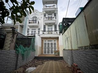 Bán nhà mặt tiền sông vàm thuật phường an phú đông quận 12, diện tích 4x30m, 1 trệt 2 lầu 1 tum