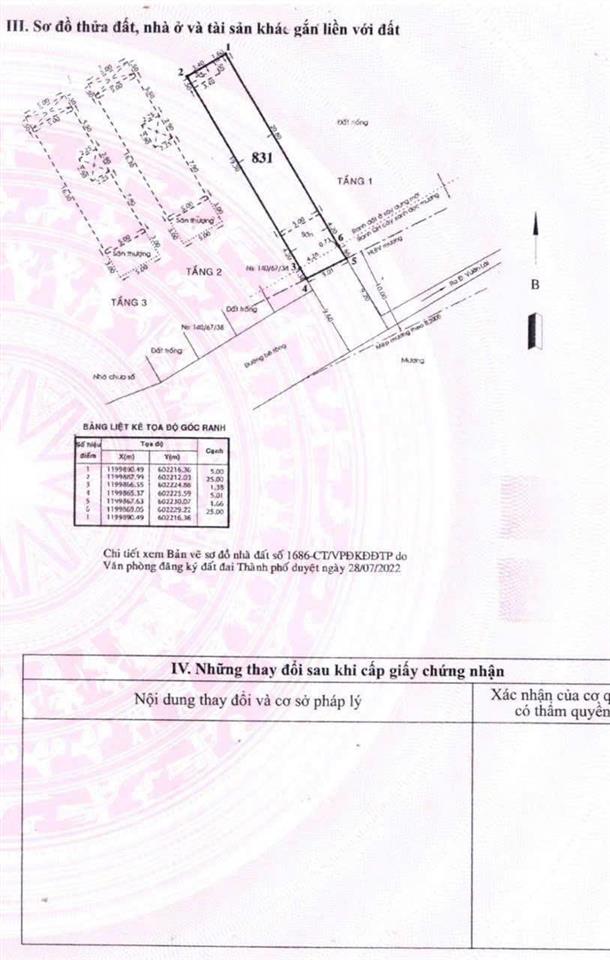 Bán nhà mặt tiền rạch kề sông vàm thuật, phường an phú đông, hcm dt5x26,5=132,5m2 (thổ cư 125m2)