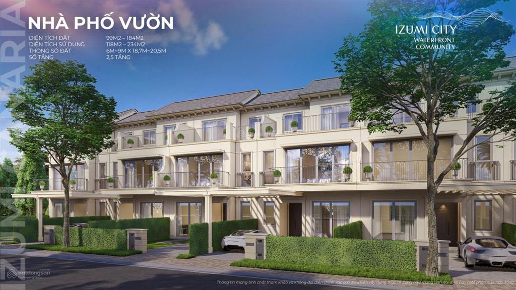 Izumi canaria  giá chỉ từ 7,2 tỷ/ căn. tiến độ thanh toán linh hoạt 12 tháng  36 tháng