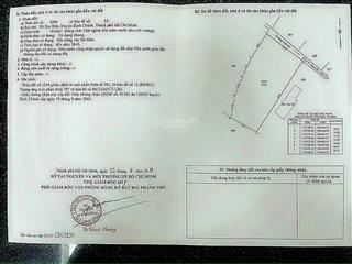 Nguyễn văn thời  xã qui đức  bình chánh dt 1416m2 vườn cách đường nhựa 99m. giá 4,75 tỷ