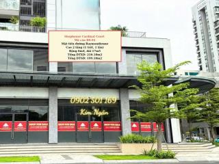 Bán shophouse phú mỹ hưng cardinal court 216m2 mặt tiền khu tài chính quận 7, hcm