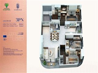 Thanh toán chỉ từ 820 triệu sở hữu ngay căn hộ 3pn2wc cao cấp tại the opus one vinhomes