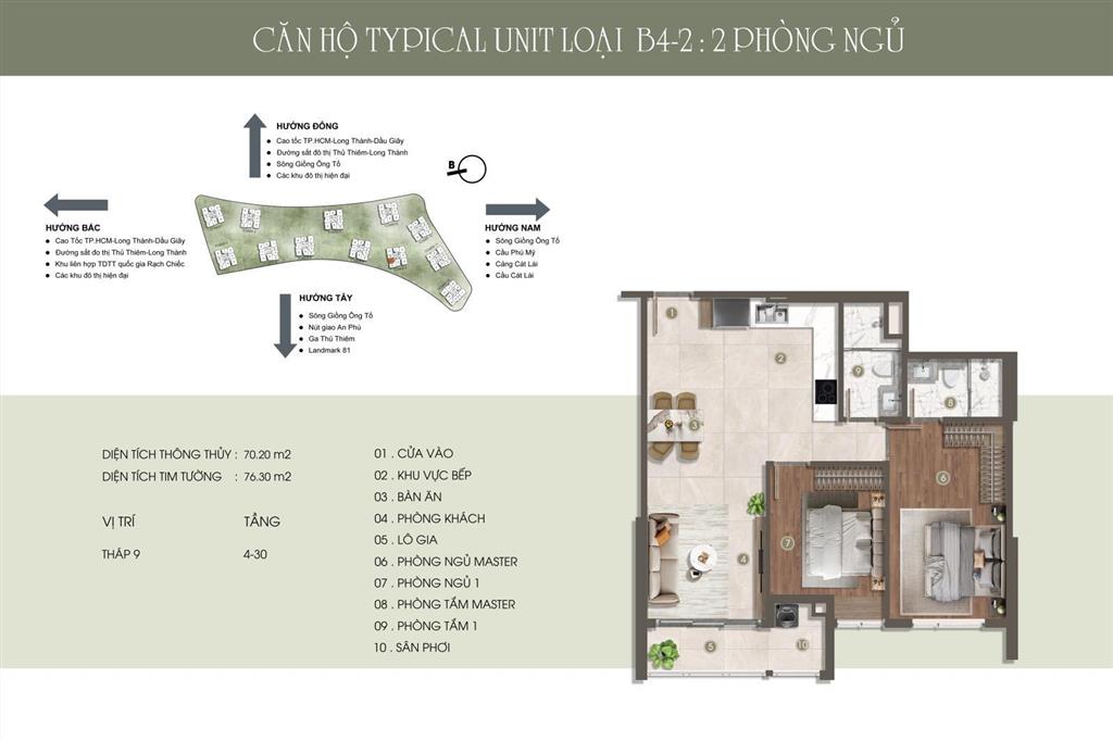 Căn hộ cao cấp liền kề ga metro thủ thiêm, 3 mặt view sông, ngay trung tâm giá chỉ ~120 triệu/m2