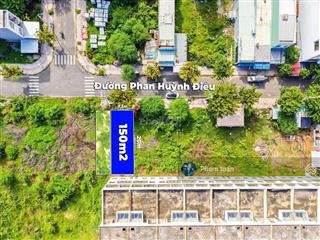 Bán lô đẹp 150m2 kẹp vệt cây xanh đường phan huỳnh điểu đối lưng minh mạng 7ty850
