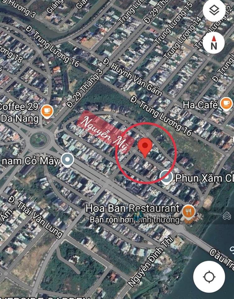 Bán lô đất đảo 2 nguyễn mỹ, hòa xuân 112m2 vị trí kề góc mai chí thọ đông bắc sạch đẹp