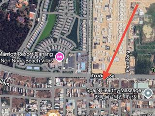 Bán 3 lô liền kề trường sa dt 300m2 đối diện bãi tắm non nước