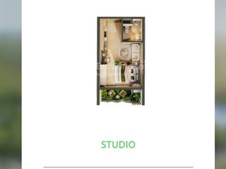 Chuyển nhượng căn hộ studio eco retreat giá tốt chỉ 1.834 tỷ (chưa trừ chiết khấu) bao thuế phí