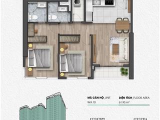 Căn góc tầng cao fpt 3, giá từ chủ f1, thiết kế hiện đại chuẩn bị bàn giao