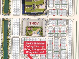 Bán cắt lỗ sâu liền kề 120m2 khu kín bình minh, đường 13m, chính chủ giá tl mạnh nếu làm việc nhanh