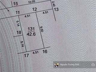 Bán đất tại xã mai lâm, đông anh, hà nội, 4,1 tỷ, 42,6 m2 đẹp, nhiều tiện ích