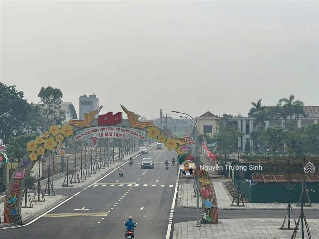 Bán đất tại quốc lộ 3, phân lo bộ công an mai lâm, đông anh, hà nội, 162 triệu / m2, 112 m2.