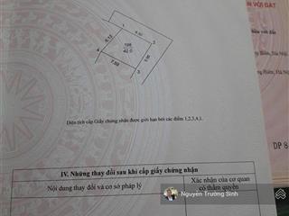 Bán gấp 42m2 đất thiết ứng giá chỉ 2.4 tỷ lô góc.