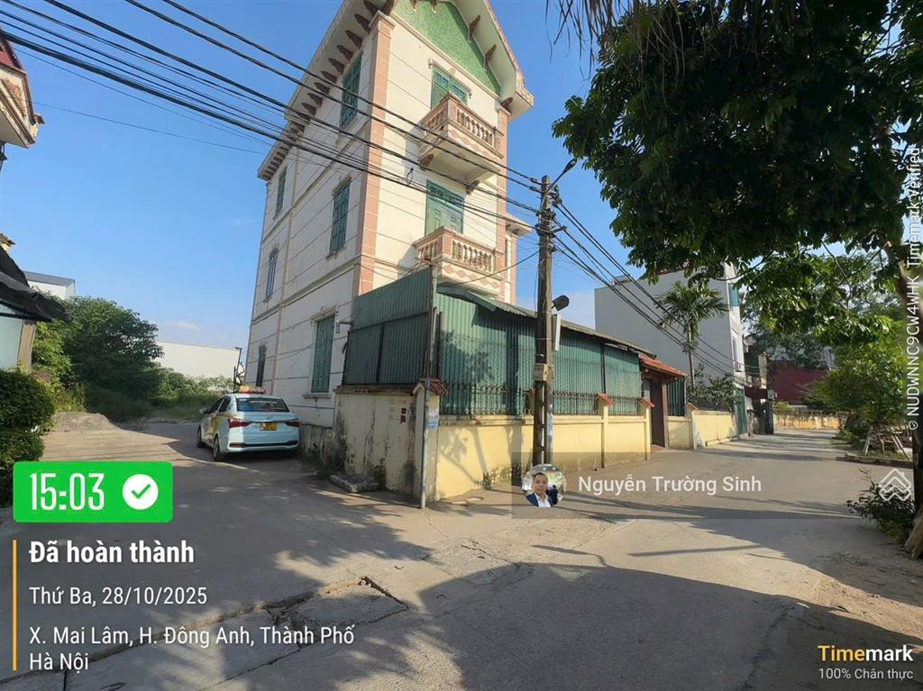 Sở hữu ngay lô đất đẹp mai lâm, đông anh 42.8m.mặt tiền hậu 4.51m chỉ 4,15 tỷ