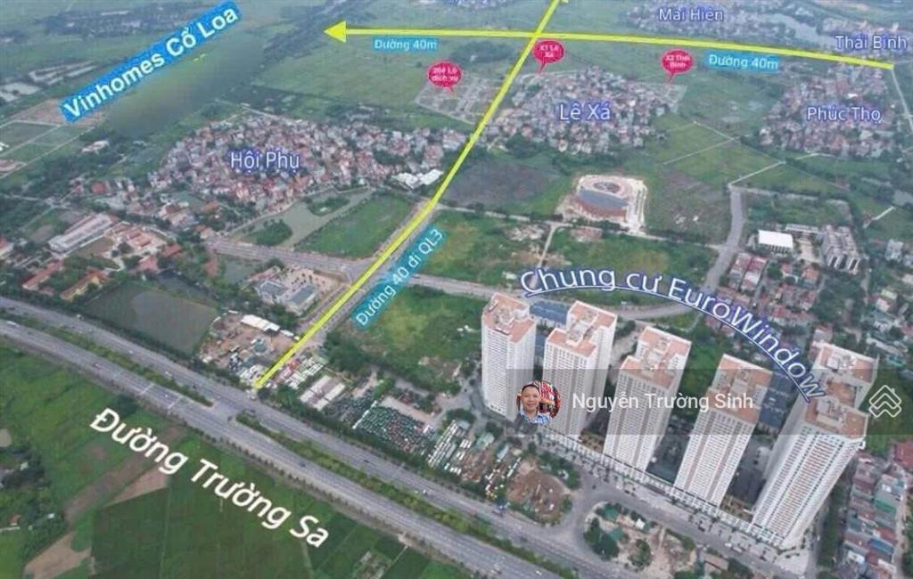 Bán gấp 56m² phân lô vỉa hè 2 mặt thoáng mai hiên (mai lâm) đông anh chỉ 8,15 tỷ