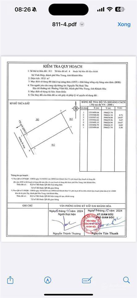 Bán đất gần đường d30, vĩnh hiệp, nha trang. 0935 919 ***