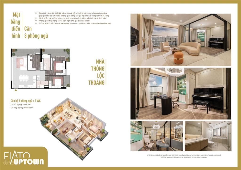 Rổ hàng chuyển nhượng 2 và 3pn fiato uptown  giá tham khảo tốt trong khu vực