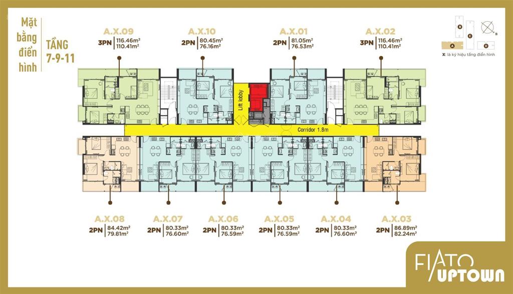 Rổ hàng chuyển nhượng 2 và 3pn fiato uptown  giá tham khảo tốt trong khu vực