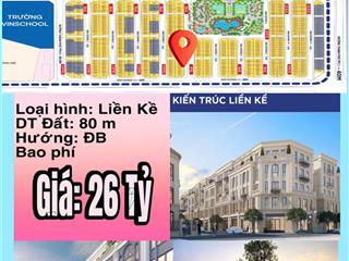 Nhà phố cát tường đường 60m gần cầu tứ liên, sát công viên, grand world vin cổ loa kd đỉnh 80m2*5t