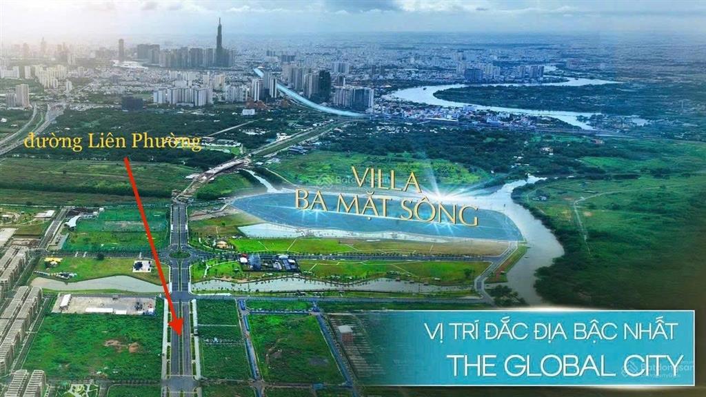 Sola the global city, biệt thự ven sông thấp tầng, sở hữu lâu dài. giá từ 52 tỷ