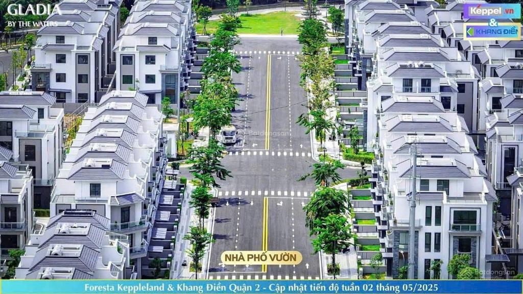 Biệt thự vườn gladia khang điền 6x17m, pháp lý sổ hồng, thanh toán 25% nhận nhà.