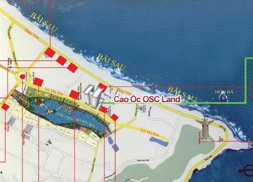 Bán căn góc 1 phòng ngủ, view biển trực diện bãi sau chung cư osc land vũng tàu.  0908 209 ***