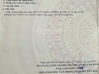 Cc bán đất, xây ở hoặc đầu tư lâu dài 33 nguyễn xiển thông ra vincity, giá rẻ bán thực 45tr/m2