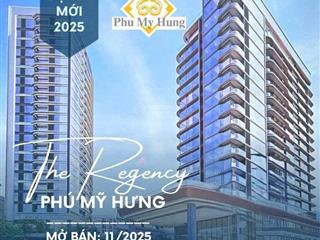 Căn hộ the regency  biểu tượng mới tại hồ bán nguyệt phú mỹ hưng  cơ hội sở hữu trực tiếp từ cđt