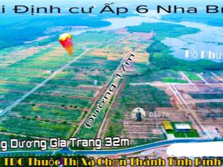 Chính chủ cần bán gấp lô đất 240m2 tđc ấp 6 nha bích, đường lớn 17m, sổ hồng riêng, giá tốt