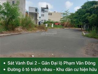 Bán đất đương 28 linh đông thủ đức cạnh đường vành đai 2, đại lộ phạm văn đồng