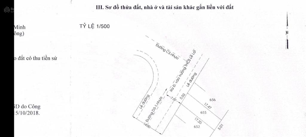 Bán đất thổ cư đã có sổ 5x18m, đường 14m, khu vực nhơn đức, nhà bè, giá 3 tỷ