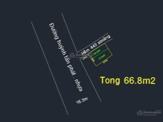 Nhà giá 10,8ty, dt 7,5*12m, mặt tiền huỳnh tấn phát, tt nhà bè