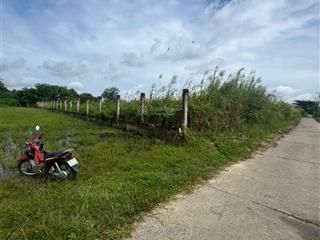 Đất giá 12 tỷ, dt 1117m2, 15x77m, thổ cư 300m2, đường ngô quang thắm, xã long thới, nhà bè