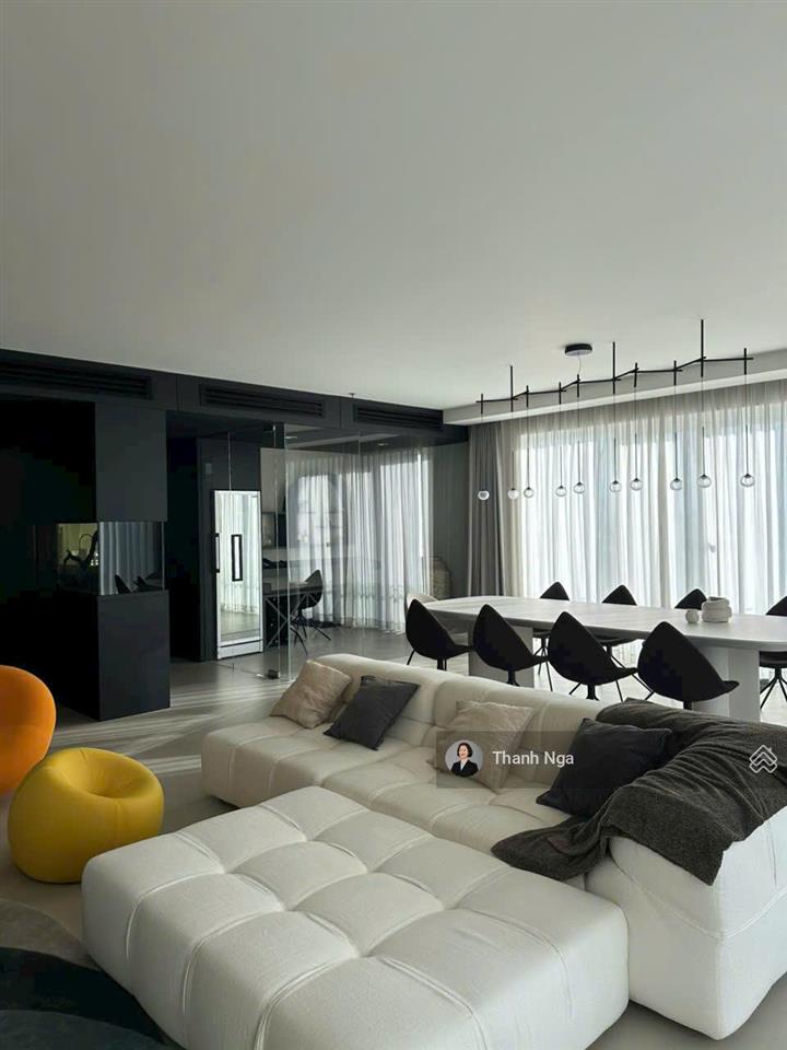 Bán căn hộ duplex 4pn tháp brilliant sẵn sổ, view sông, full nội thất thiết kế hiện đại, nghệ thuật