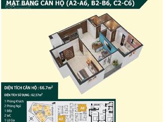 Cần 300 triệu bán nhanh căn hộ 62m2, 2 phòng ngủ, p3. mỹ tho, cho trả góp hàng tháng từ 5 triệu