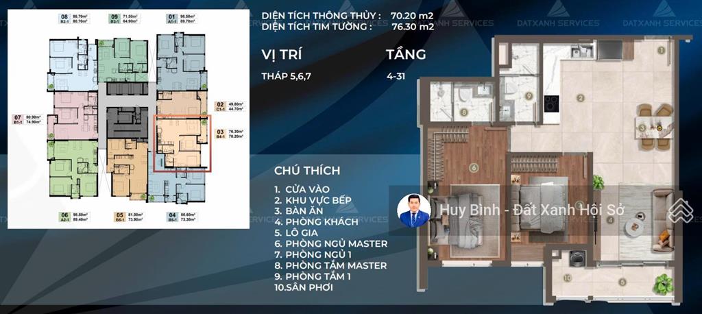 The prive an phú quận 2  căn góc 3 phòng ngủ view sông đẹp nhất toà, tt chỉ 850tr tới lúc nhận nhà