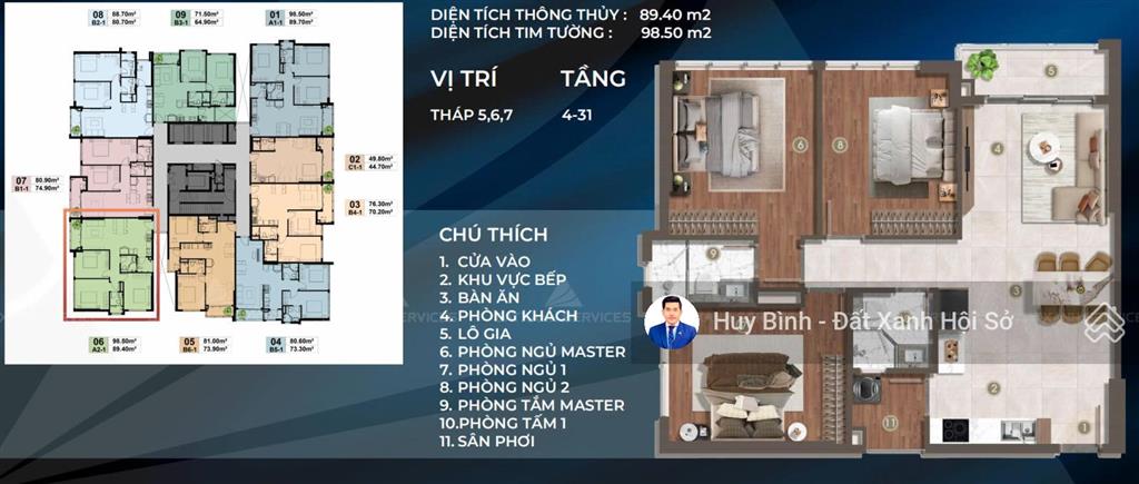 Căn hộ hạng sang the prive 3 mặt sông  giá 119 triệu/m2  tt ban đầu chỉ 890tr miễn lãi 24 tháng