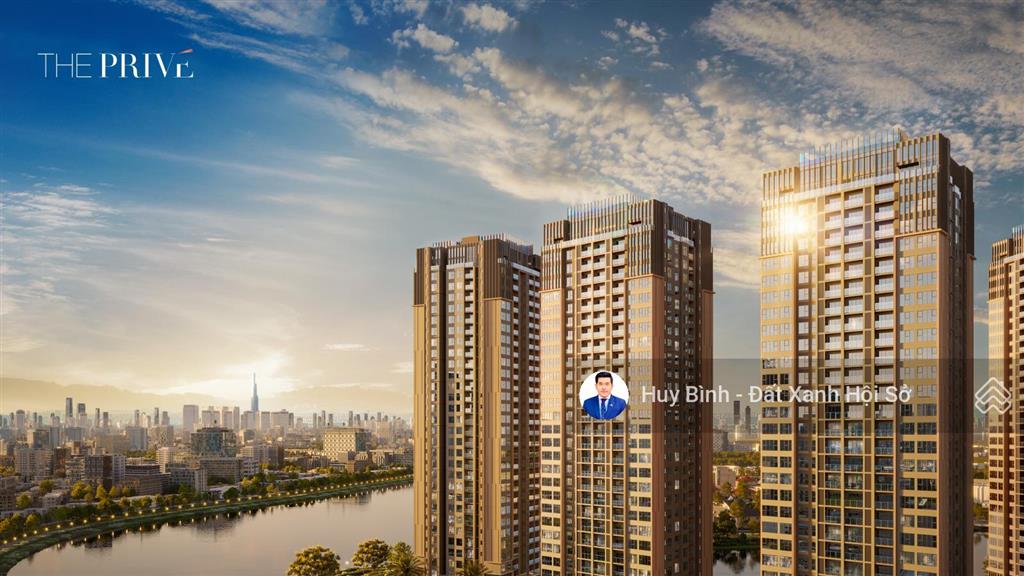 Căn hộ hạng sang the prive 3 mặt sông  giá 119 triệu/m2  tt ban đầu chỉ 890tr miễn lãi 24 tháng